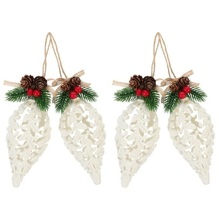 

Etereauty Christmas Tree Hanging Conch Ornaments Crafts Decor Party Pendant Door Hanging Window Ornaments Diy Filler Baubles
