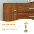 thumbnail image 4 of UPGRATOR Poignée de Porte Vintage Poignée de Tiroir Laiton Doré Facile à Installer Armoire 1ensemble, 4 of 6