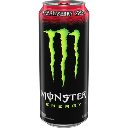 Monster Energy, Strawberry Shot, Energy Drink, 16 fl oz, Can