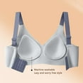 thumbnail image 3 of Gytharion 3-Pack Seamless Sport Bras for Women Stretch Breathable No Underwire Gathering Push Up Yaga Bra Soft Support Full Coverage Everyday Bralette, M-4XL, 3 of 9