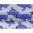 thumbnail image 4 of oneOone Velvet Medium Purple Fabric Nautical Sewing Material Print Fabric By The Yard 58 Inch Wide, 4 of 4