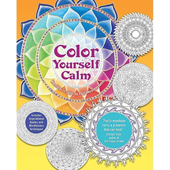 Pre-Owned Color Yourself Calm Adult Coloring Book: A Mindfulness Coloring Book (Paperback) 1438007132 9781438007137