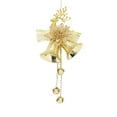 thumbnail image 2 of Campana De Plástico Adorno Navideño De Campanas De Ciervo De 25x14cm, De Plástico Brillante, Con Cordón Para Guirnalda De Árbol Y Decoración Festiva Para Fiestas En Casa, Dorado (1 Unidad) Rkxzt, 2 of 8