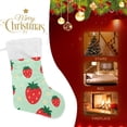 thumbnail image 4 of Coolnut Strawberry Christmas Stocking Personalized Large Candy Stocking, Xmas Stockings Decoration Hanging Gift for Family Holiday Party Ornaments Decor Fireplace, 4 of 7