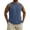 Blue, variant on Mens Sleeveless Tank Top Basic Workout Running Shirts Quick Dry Muscle Shirts Round Neck Athletic Gym Pullover