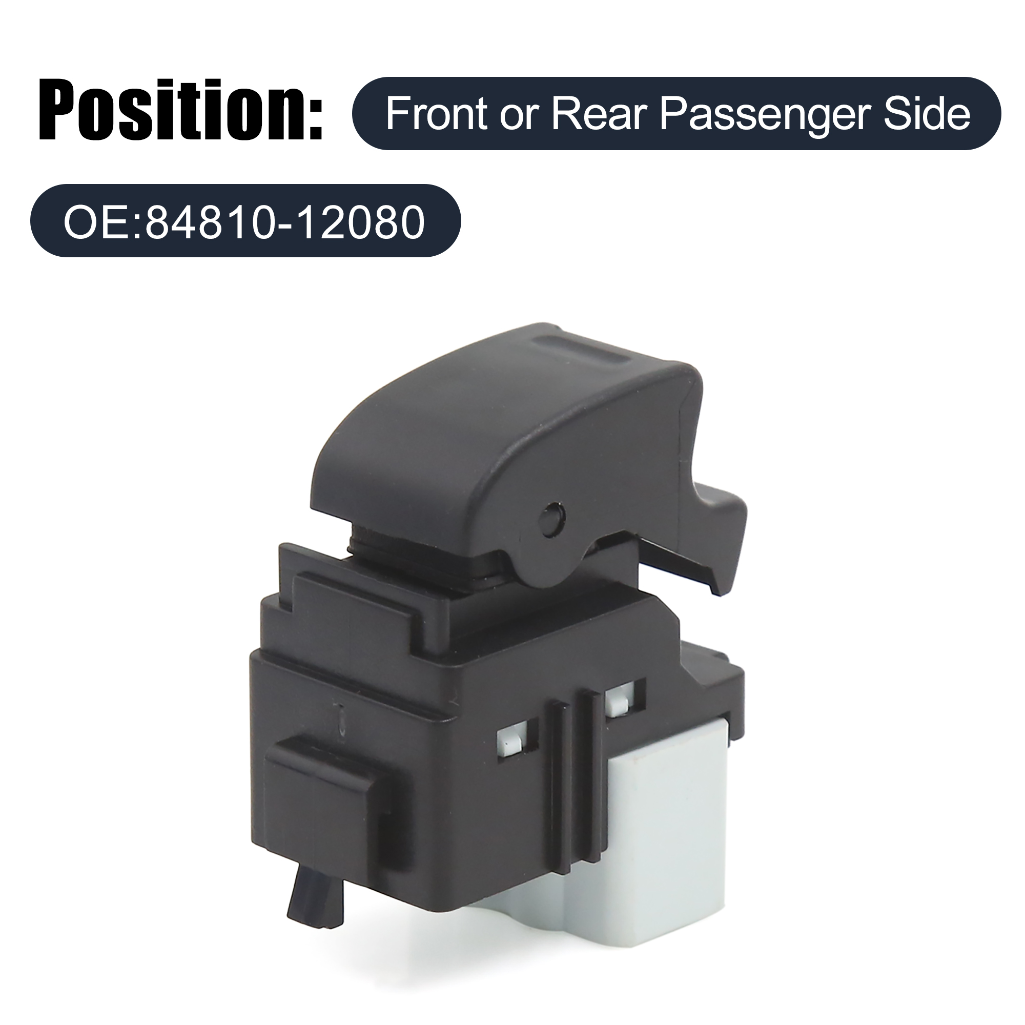 Unique Bargains Front Rear Passenger Side Power Window Switch Replacement for Toyota
