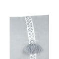 thumbnail image 4 of Light Grey Geo Trim So Soft Linen Pillow 12x20 Down Insert, 4 of 4