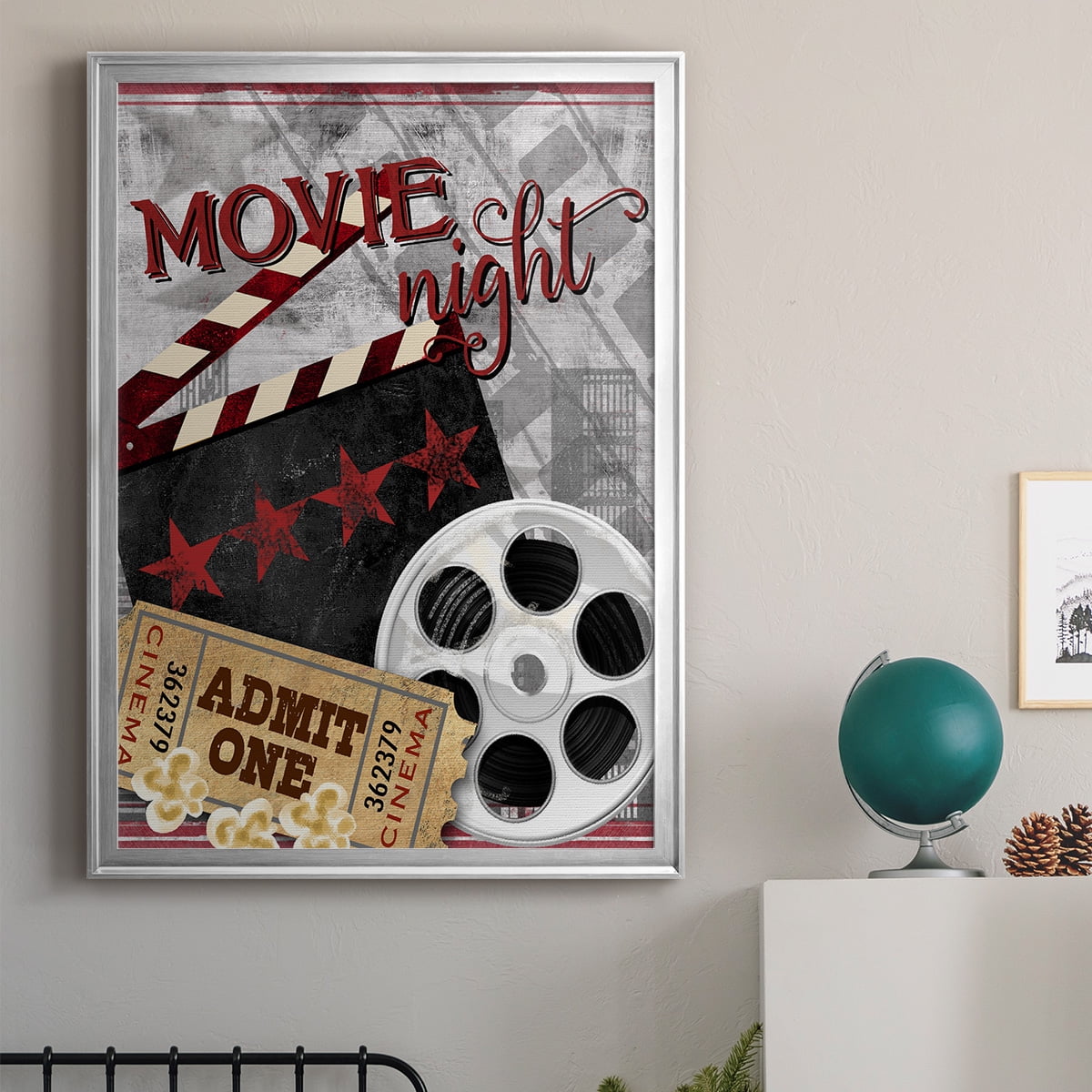 Movie Night II Premium Framed Print - Ready to Hang