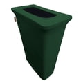 thumbnail image 1 of LA Linen Stretch Spandex Trash Can cover for Slim Jim 23-Gallon, Hunter Green, 1 of 4