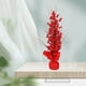thumbnail image 4 of Ramas de tallos de bayas rojas artificiales, arreglos florales, flores de acebo rojo falsas, S, 4 of 9
