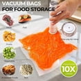 thumbnail image 5 of Handheld Vacuum Sealer for Food, Compact Portable Food Saver Pump with 30 BPA‑Free Reusable Vacuum Bags Type-C Rechargeable, Ideal for Sous Vide, Meal Prep, Leftovers & Freezer Storage, 5 of 7
