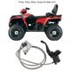 thumbnail image 2 of Hydraulic Rear Disc Brake Caliper System Pads Fit for 150cc 250cc Quad Dirt Bike ATV, 2 of 4