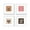 White Framed Version, variant on Gallery Pops Minecraft - Iconic Pixels Village Wall Art Bundle (4-Pack)