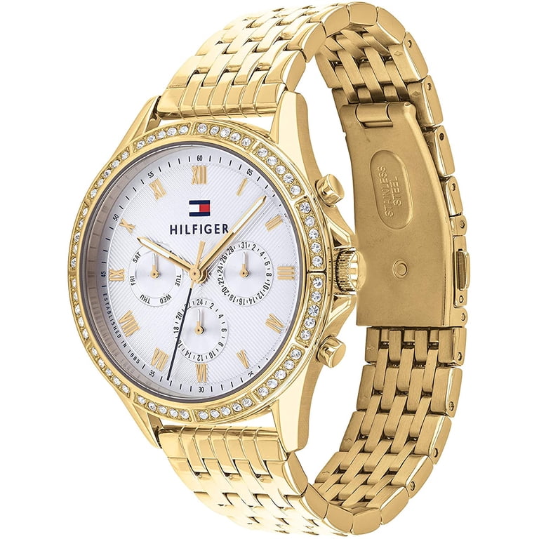 Tommy Plus Hilfiger TH-1782142 Ari Crystal Accents Gold Tone  display picture 1