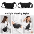 thumbnail image 2 of Unique Bargains 1 Pc Fanny Pack Simple Style Waist Bag Black, 2 of 6