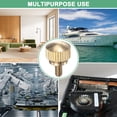 thumbnail image 6 of Uxcell 4-Pack Knurled Thumb Screws, M3x6mm Solid Brass Flat Head Knobs Bolts with Shoulder Grip Fasteners, 6 of 6