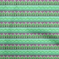thumbnail image 1 of oneOone Cotton Poplin Green Fabric Tribal Sewing Craft Projects Fabric Prints By Yard 42 Inch Wide, 1 of 5