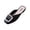 64# Black, variant on Flat Mules for Women Square Toe Ballet Flats Backless Loafers Slip On Closed Toe Delicate Decor Ballet Mules Lightweight Soft Sole Loafer Slides for Daily Casual Wear Black