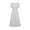 White, variant on Womens Summer Dresses Maxi Wedding Guest Petite White Dress V Neck Short Sleeve Dresses Holiday Party Dresses for Women XS