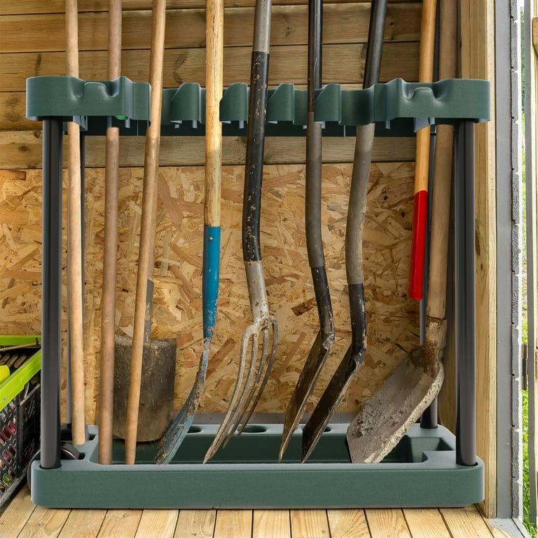 Garden tool racks for garage sale