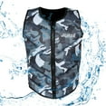 thumbnail image 1 of Chaleco Flotante Shamjiam Traje de Baño Entrenador de Natación Gris XL, 1 of 8