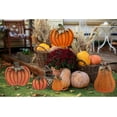 thumbnail image 4 of Metal Pumpkin Garden Stakes - Autumn Decorative Yard Signs - Indoor Outdoor  Flower Stake Fall Lawn Ornaments Pumpkin Decoration for Harvest Halloween (26"-A), 4 of 6