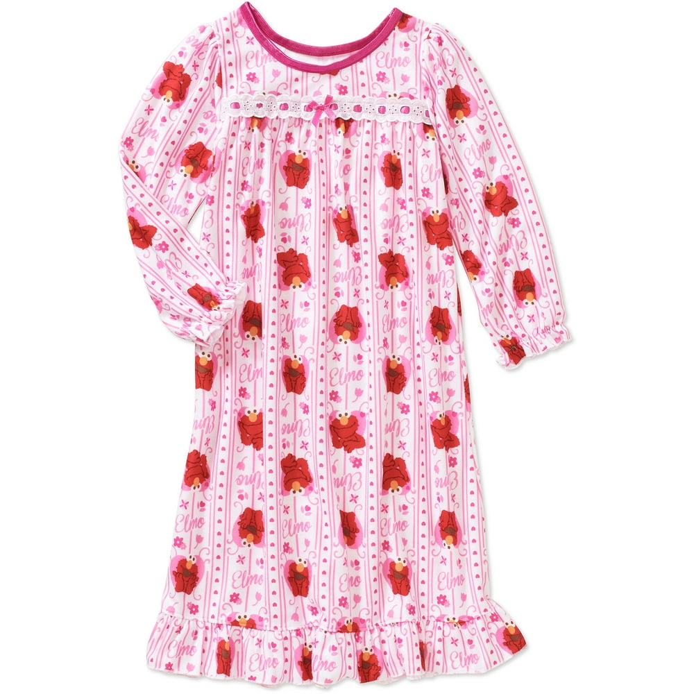 Sesame Street Baby Toddler Girl Elmo Nightgown