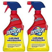 Resolve Urine Destroyer Pet Urine Stain & Odor Remover Spray, 32oz (Pack of 2)