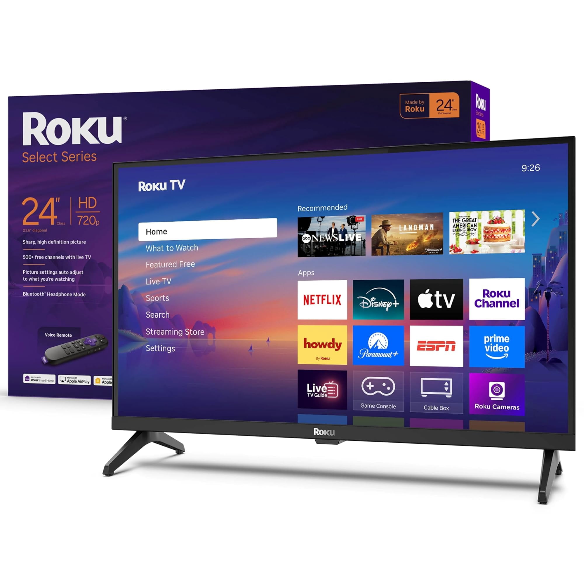 Smart TV Roku 24R2D5 LED HD 24 Pulgadas Roku OS HDMI USB
