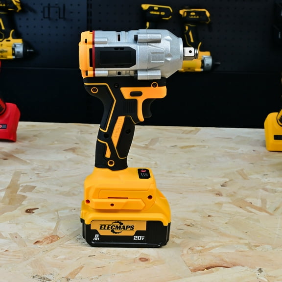 1/2 Inch Cordless Impact Wrench for DeWalt 20v Battery, 740Ft-lbs (1000N.m) Impact Wrench, High Torque Brushless Electric Impact Gun, Driven Impact Cordless, Impact Gun, Impact Driver (Tool Only)
