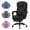 Black, variant on SITMOD Office Chair Wide Seat Ergonomic Computer Desk High Back Fabric Chair Adjustable Task Lumbar Back Support with Footrest and Reclining(Black)