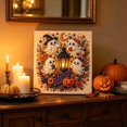 thumbnail image 4 of Halloween Pearl Art DIY Kit,3D Textured Pearls Diamond Painting Crafts,Halloween Home Decor Wall Art Painting Kit(Ghost), 4 of 6