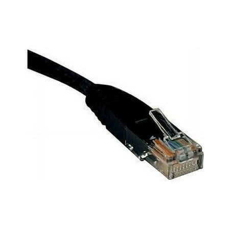 UPC: 0037332012807 | TRIPP LITE N002-010-BK 10 ft. Cat 5E Black Cat5e 350MHz Molded Patch Cable