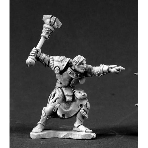 Reaper Miniatures Unther Godsh& Heroic Cleric 03349 Dark Heaven Unpainted Metal