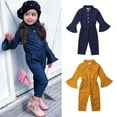 thumbnail image 3 of Bébé bébé Filles Manches Longues Cloche Romper Combinaison Pantalons Tenues, 3 of 4