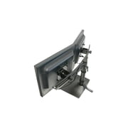 Ergotron 33-322-200 DS100 Dual-Monitor Desk Stand - Up to 62lb - Up to 24 Flat Panel Display - Black