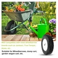 thumbnail image 6 of Upgraded 16" Flat Wheelbarrow Wheels and Tires, 4.80/4.00-8 Solid Wheelbarrow Tires with 5/8"&3/4" Bearings,14"-16" Universal Fit Wheelbarrow Tires for Wheelbarrows/Garden Trailer, 6 of 7