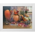 thumbnail image 1 of Bansemer, Roger 18x15 White Modern Wood Framed Museum Art Print Titled - Pumpkins on the Hearth, 1 of 4