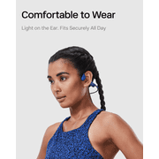 SHOKZ OpenRun Bone USB-C Charging Conduction Waterproof Bluetooth Headphones for Sports with Cooling Wristband (Blue)