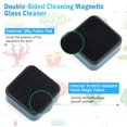 thumbnail image 3 of ORUYROP Mini Aquarium Glass Cleaner Magnet Brush with 2 PCS Aquarium Tweezers, Magnetic Glass Cleaner Brush Aquarium Scrubber Magnetic Algae Scraper for Fish Tank Glass Cleaning Tools, 3 of 7