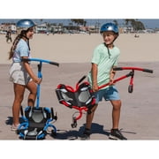 EzyRoller: Spinner - Bravo Red - Ride-On Scooter, Cambering Motion, 360 Degree Turns, Pedal Free Cart, Extendable Frame, 154lb Cap, Kids-Teens Ages 4+