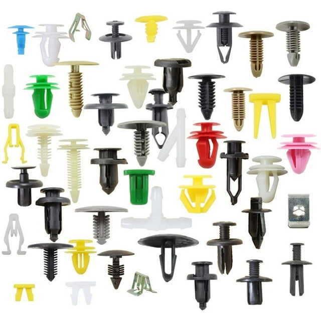 Dalazy 200Pcs Random Mixing Universal Car Fender car clips Plastic Clips Bumper Interior Decoration Auto Plastic Fastener