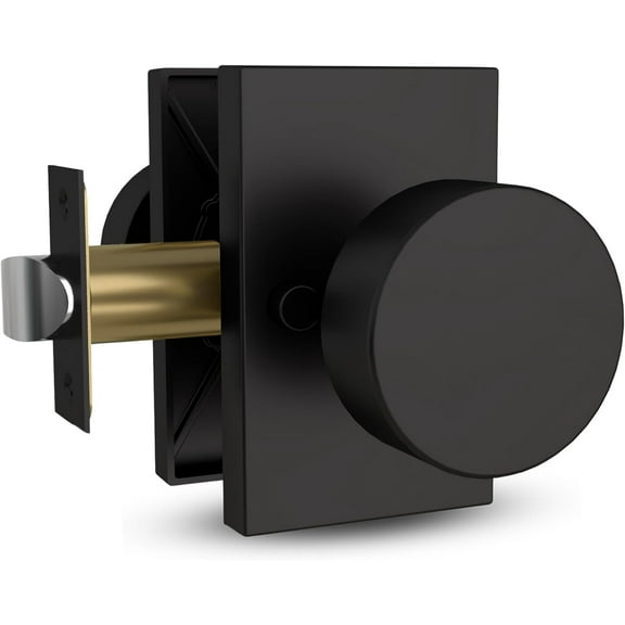 Mega Handles | Laura Privacy Knob | Matte Black