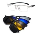 thumbnail image 2 of Unisex Glasses Frame Magnetic Attraction Lens Changeable Fashionable Eyeglasses Frame, 2 of 7