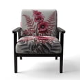 thumbnail image 4 of Designart "Minimalism Leaves Floral Pattern" Upholstered Modern & Contemporary Accent Chair and Floral Arm Chair - Multiple Color & Pattern, 4 of 7