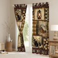 thumbnail image 3 of Castle Fairy Bear Wildlife Blackout Curtains Set of 2 (52x84 Each),Aztec Window Curtains, 3 of 6