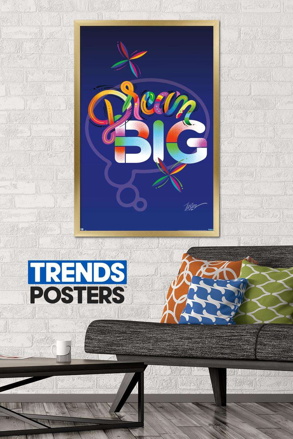 Jason Naylor - Dream Big Wall Poster, 22.375" x 34", Framed