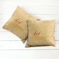 thumbnail image 6 of Ambesonne Retro Throw Pillow Cover 2 Pack, Retro Savannah Wild Giraffes, 18", Orange Cream, 6 of 7