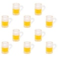 thumbnail image 2 of Nehlobo 10pcs 1:12 Dollhouse Beer Mug Model Miniature Bar Beer Cup Toy Decoration Accessory, 2 of 8