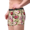 thumbnail image 2 of Uemuo Tulips Flowers Pattern Men's Boxer Briefs,Trunk Anti-Chafing,Comfortable, Durable, and Stylish Underwear-XX-Large, 2 of 9
